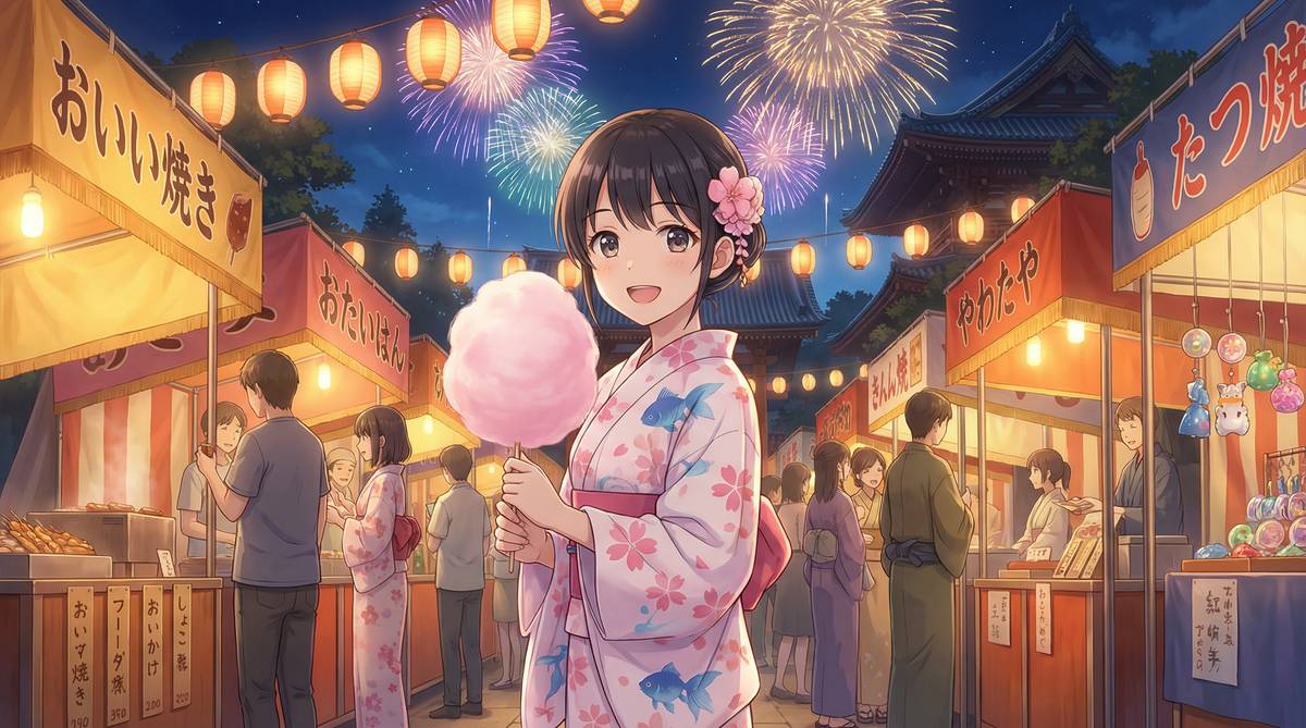 抖荫短视频生活动漫-夏日祭